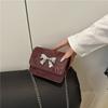 Commuter Casual Personalized Bow Trend Small Square Bag Women's Chain Fashion Summer New Retro Messenger Bag