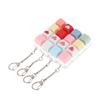 Mechanical Keyboard Switch Keychain Set Stress Relief Toys Diy Pressing Sensory Keyring For Adults