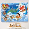 Doraemon Party Blue Cat Children Photography Backdrop Background for Baby Children Photocall Photo Studio