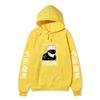 Men Women Fleece Hoodie Gojo Manga Art Two Sleeve Vertical Japanese Characters Casual Anime Hooded Sweatshirt