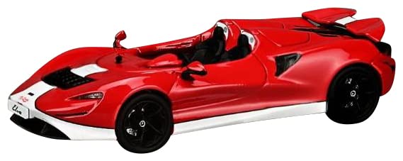 

CM MODEL Scale McLaren Elva Finished Product 1/64 Red/White CM64-Elva-03