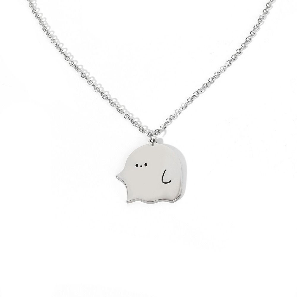 Accessories Kids Gift Chain Women Necklace Cartoon Necklace Couple Necklaces Cute Ghost Necklace
