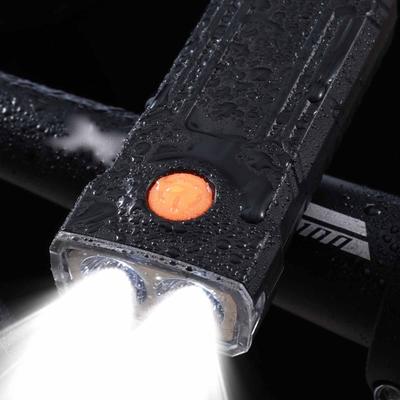 Dobíjecí čelovka, Nové vysoce svítivé světlo pro horské kolo, USB přední světlo pro cyklistiku pro noční jízdu