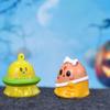 Resin Craft Halloween Small Ornament Cute Pumpkin Statue Halloween Figurine  Fairy Accessory