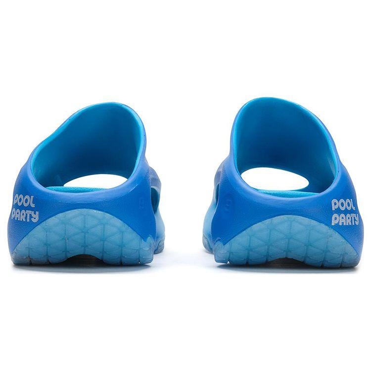 Li Ning League Of Legends X Cloud Travel Slay Crystal Sole Height Increasing Rebound Silent Slide Sandals Unisex Footwear Bright-Blue AZST001-32