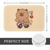 Capybara Non-slip Doormat Floor Mat Cushion Carpet Rug for Kitchen Entrance Home Living room Footpad Mats