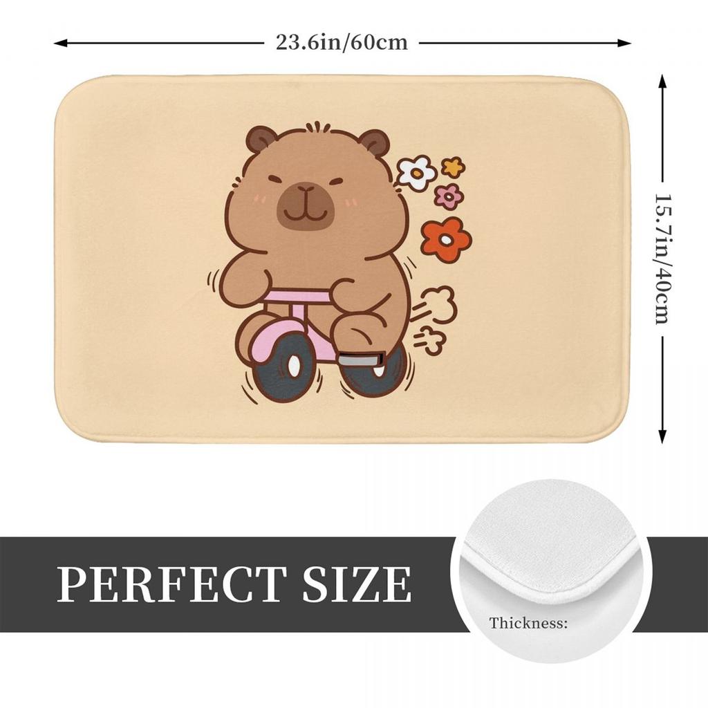 Capybara Non-slip Doormat Floor Mat Cushion Carpet Rug for Kitchen Entrance Home Living room Footpad Mats