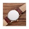 Time100 Multifunction Men's Watch Date Day Display 24-Hour Indicator Japanese Movement Black Leather Strap Rose Gold