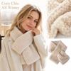 Women's Versatile Thick Fuzzy Neck Warmer, Cute Neck Cover Scarf for Cold