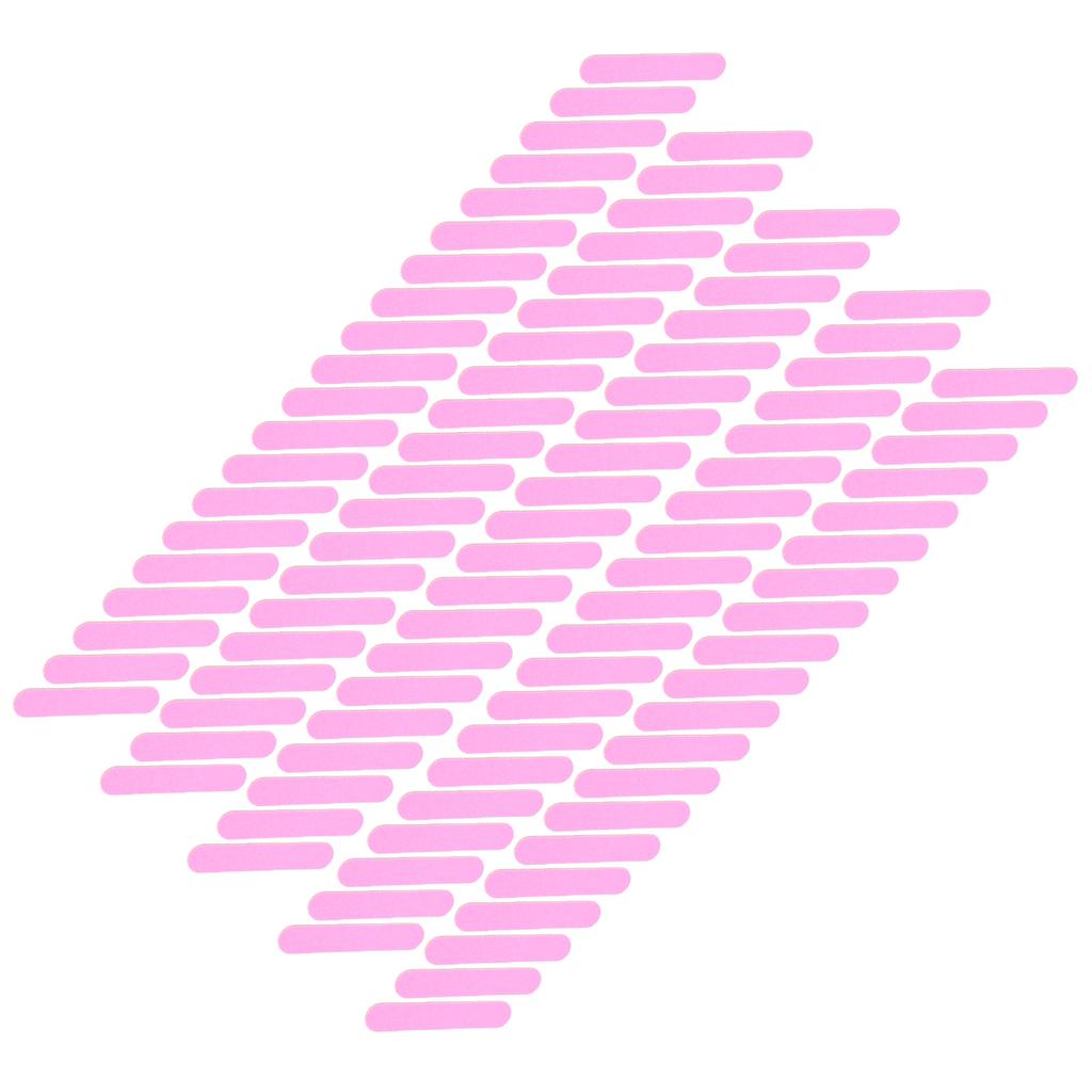 100pcs Disposable Nail File DoubleSided Nail Polishing Grinding File Nail Art Manicure File(Pink )