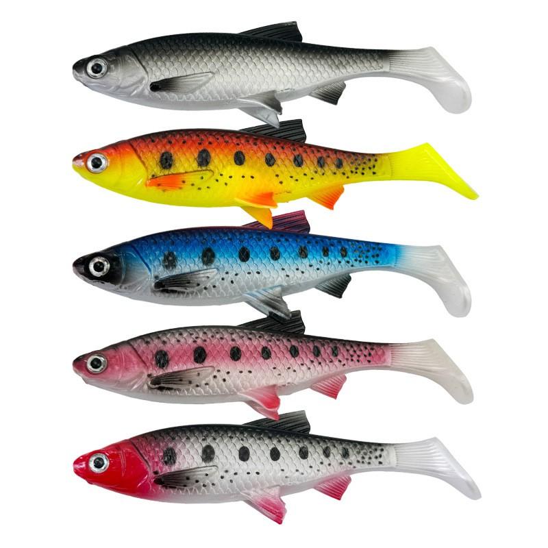 Soft Plastic Jerkbaits With Lead Weighted Tail Deep To Surface Casting Fishing Lures