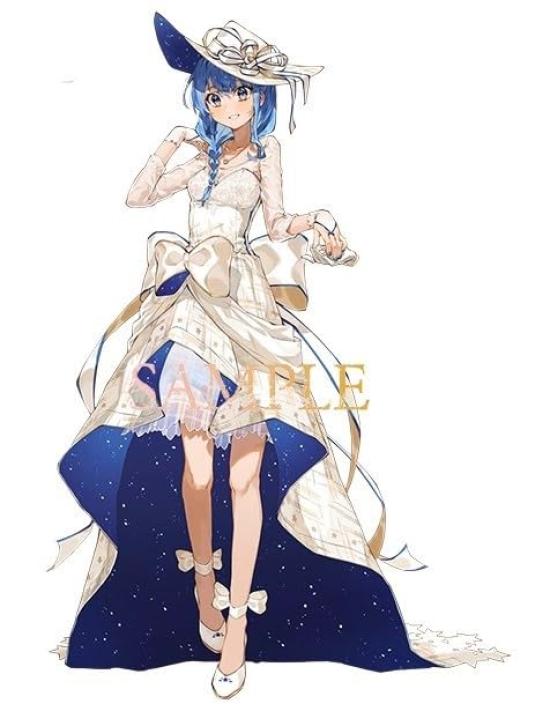 

Suisei Hoshimachi акриловое свадебное платье-стойка Hololive Event Goods