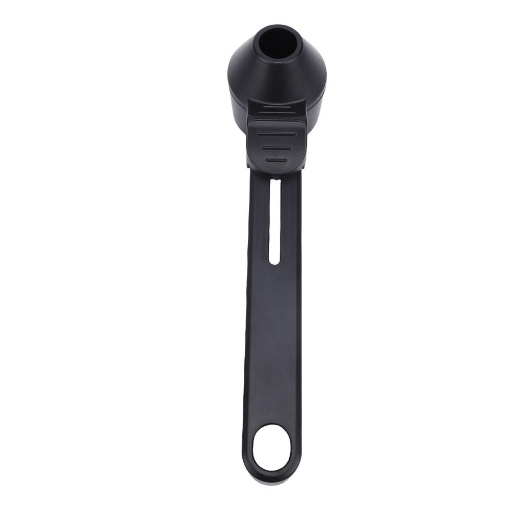 2PCS Set Spill-Free Coffee Measuring Spoons Black Color Scoop Funnel Coffee Scoop Funnels  Coffee