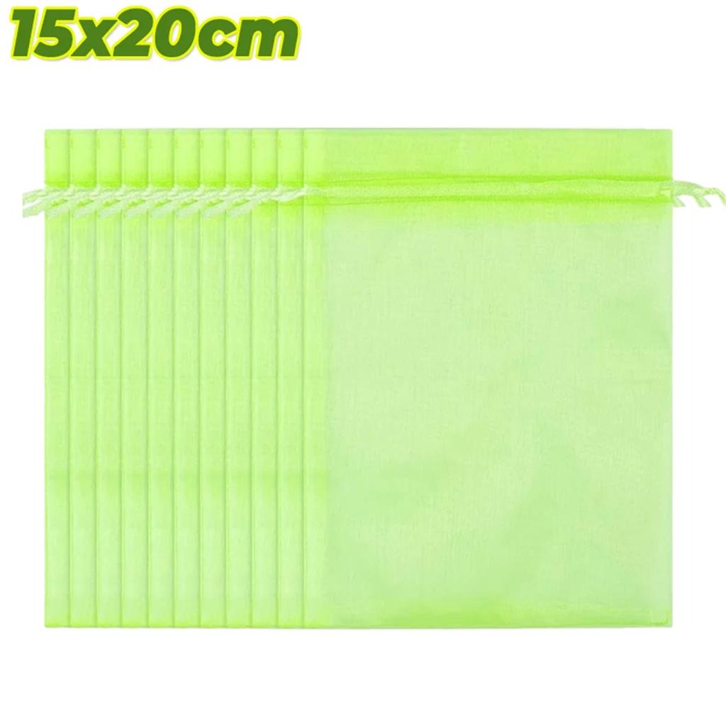 10-200 Pezzi Sacchetti Rete Protezione Frutta Sacchi Coltivazione Piante Rete Anti-Uccelli Giardino Sacchetto Copertura Verdura Fragola Uva Attrezzi da Giardino