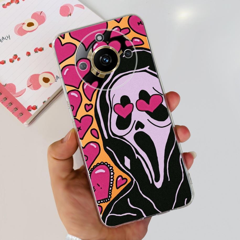For Realme 11 Pro Plus Case RMX3740 RMX3741 Phone Cover Fashion Flower Butterfly Soft Silicone Funda For Realme 11 Pro 5G Bumper