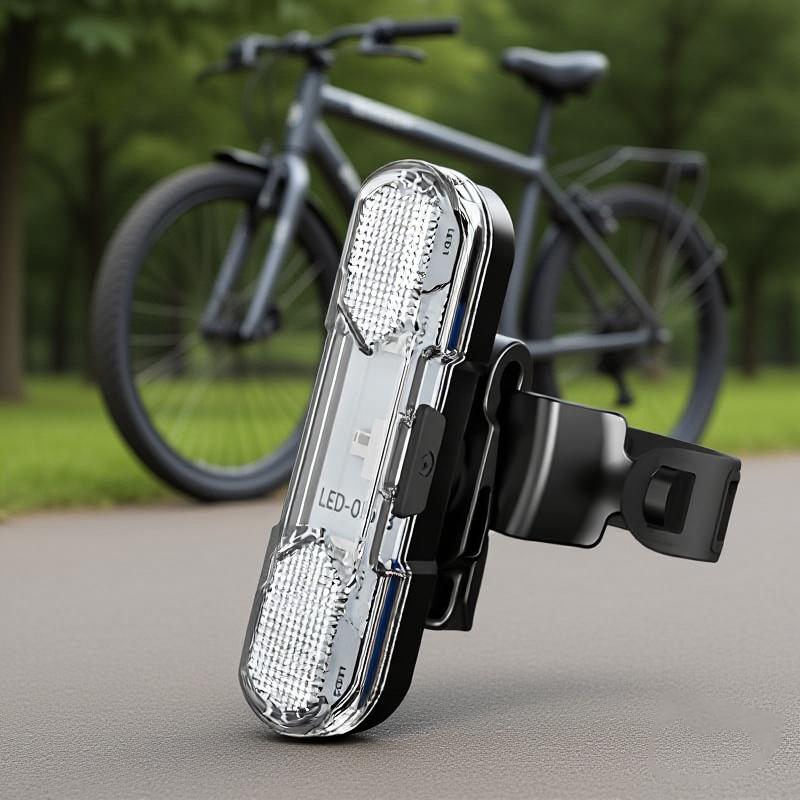 Fahrradrücklicht Hohe Helligkeit Wasserdicht Stoßfest Wiederaufladbares Licht Fahrrad USB Rücklicht Drehbares Rücklicht
