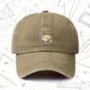 A Vintage Washed Cap Featuring Coffee Time Suitable for Both Men And Women This Solid Baseball Hat Is Perfect for All Season