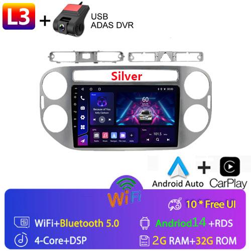 Fortress 9"Car Android 12 For VW Volkswagen Tiguan 1 NF 2006-2016 2Din Car Radio Multimedia Video Player GPS Stereo Navi CarPlay