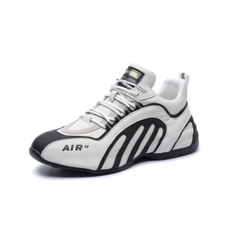 

2024 Мужские модные повседневные спортивные туфли Four Seasons с толстой подошвой, полосатый дизайн Size 42