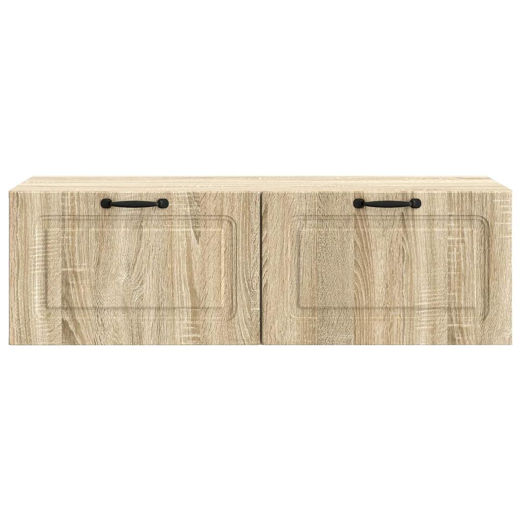 Wall Mounted TV Cabinet in Sonoma Oak 98 x 41 x 30 cm