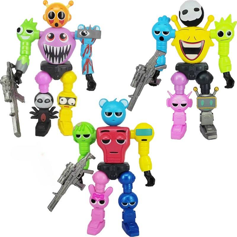 17cm Sprunki Figure Action Model Toy Movable Figurines Sprunki Wenda Pinki Models Sprunki Vineria Lime Figuras Pvc Gift Toys