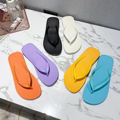 Lässige Strand Damen Slipper Sandalen Marke 2024 Neues Design Sommer Zuhause Flache Flip-Flops Schuhe Weiblich Große Größe Dropshipping