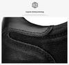Men's Genuine Leather Frosted Sneakers - Spring/Autumn Versatile Business & Casual Shoes, Plus Size Available
