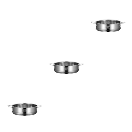 Generic 3-Pack of 26cm Rustproof Stackable Reusable Steamer Replacements