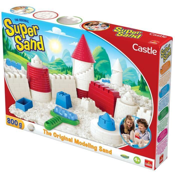 SUPER SAND Castle - Loisir Créatif - Sable À Modeler - Be Creative - GOLIATH