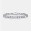 Fashion Design Hip Hop Iced Out Tennis Chain 925 Silver VVS Moissanite Bracelet for Man Woman Gemston 5mmTennis Chain Bracelet