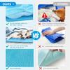 Pet Summer Cooling Mat Breathable Ice Silk Dog Bed Mat Washable Cooling Pad for Dogs Cats