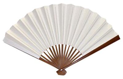 Kyosendo Koza Fächer schlichter weißer Fächer 2183 (Rakugo-Fan) 7,5 cm