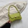 Simple Vintage Style Crossbody Bag Lightweight PU Leather Lady's Handbag Waterproof Solid Color Flap Satchels Holiday Gifts