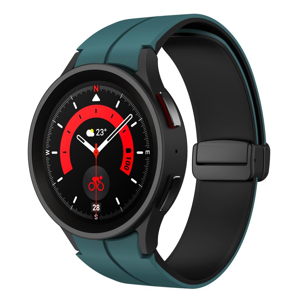 Original Strap for Samsung Watch 4 40mm 44mm 5Pro 45mm 42 46 Band Magnetic Buckle for Galaxy Watch 6 Classic 43mm 47mm Bracelet