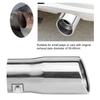 Car Modification Stainless Steel Exhaust Muffler Pipe Rear Tailpipe End Throat Slant