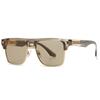 New European and American retro metal modern retro charm box sunglasses men's and women's sunglasses