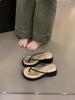 Internet celebrity fashion trend toe flip-flops shoes women summer wear flat bottom thick bottom holiday leisure beach