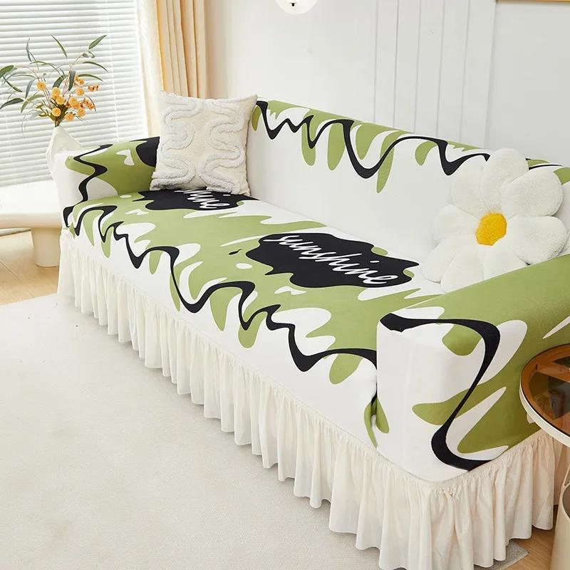 

Чехол для дивана в стиле бохо для гостиной, домашних животных, собак, детей, Г-образный коврик для дивана, нескользящее комбинированное полотенце с защитой от царапин для кошек, домашний декор 90-140