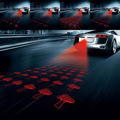 Univerzální LED auto motocykl laserové mlhové světlo protikolizní zadní světlo auto moto brzdové parkovací signální výstražné světlo světla do auta