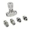 Hydraulic Flowrate Control Valve Fit for STB Series Mini Excavator 0.8 2 Ton 3 8in with M14 Connection Bidirectional