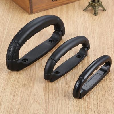 1pc Black Plastic Luggage Handle Suitcase Strap Pull Air Case Flight Bag Luggage Grip Antislip Knob 108/125/160mm Box Replace