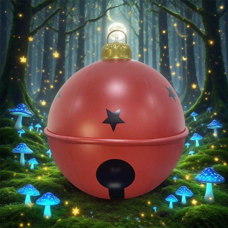 Inflatable Balls Large Christmas Ornament Inflatable Ball For Holiday Decor Weatherproof Outdoor Feature Festive Lawn Decoration
