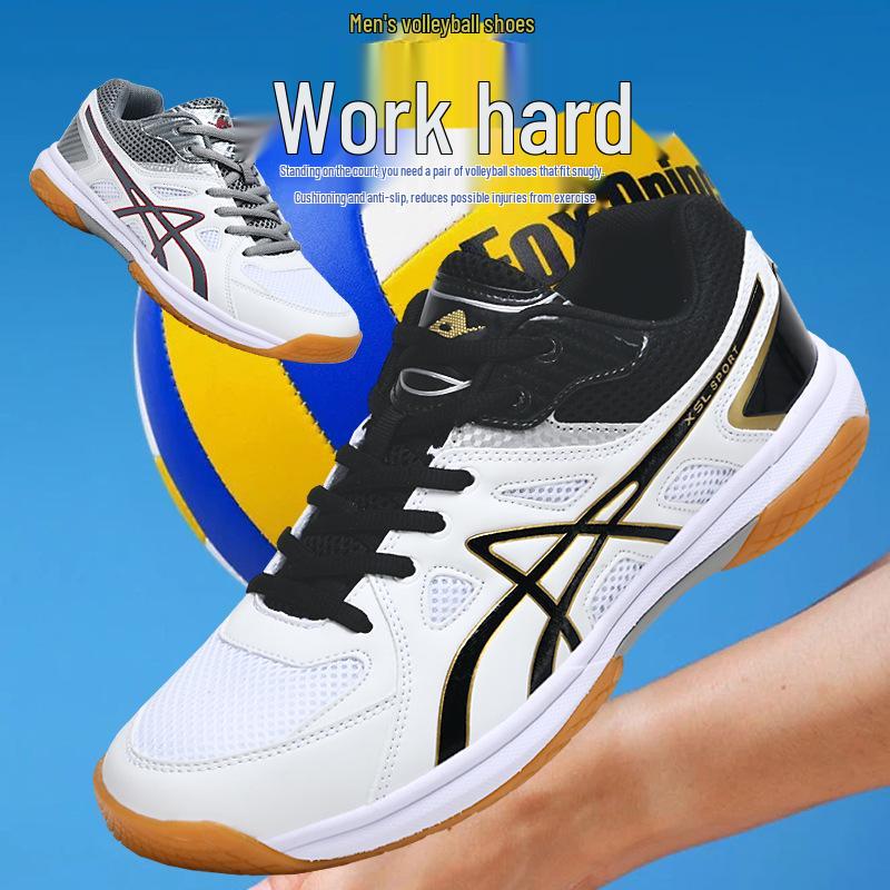 Men's Lightweight Breathable Badminton & Tennis Training Shoes - Comfortable Sport Sneakers for Table Tennis & Students