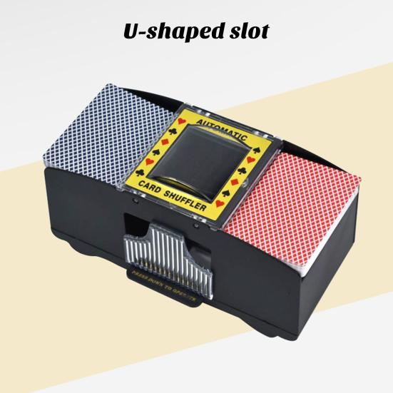 Kartenmischer Batteriebetrieben Automatischer Kartenmischmaschine Praktischer Spielkartenmischer