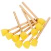 20Pcs Foam Round Brushes Wooden Handle Painting Tools for Kids Children's Art Supplies DIY Craft Sponge Set Sponge Painting