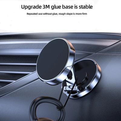 New 720 ° Metal Magnetic Car Phone Stand Foldable Mobile Phone Holder Air Vent Magnet Mount GPS Support For iPhone 14 Pro Holder