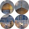 Masjid Al Aqsa of The Rock Cavans Gemälde realistische Moschee Poster und Drucke Wandkunst Bild für Wohnzimmer Home Decor Cuadros
