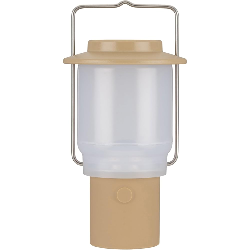 Snow Peak Home & Camp Lantern Khaki ES-080-KH Battery Operated Outdoor Camping Lantern