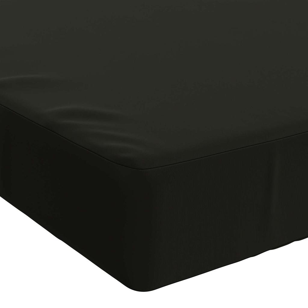 2 piece Bench Cushions SOEST 2 pcs. 100percent Polyester Black