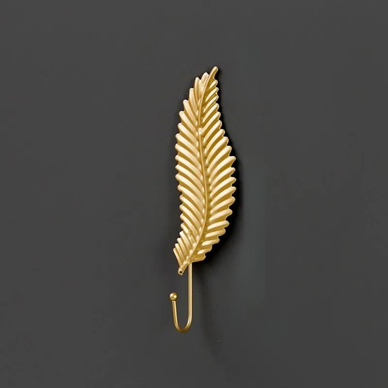 

Creative Ginkgo Leaf-Shaped Wall Hook Wall Decor Nail-Free Coat Rack for Jackets, Hats, Keys, and Towels Home & Office Decor